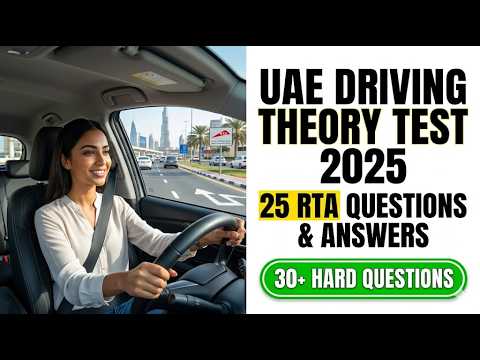 Video 2026 UAE RTA Driving Theory Test 25 Essential Practice Questions and Answers