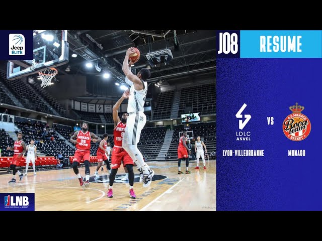 lyon villeurbanne vs monaco 92 68 resume 2020 21 youtube