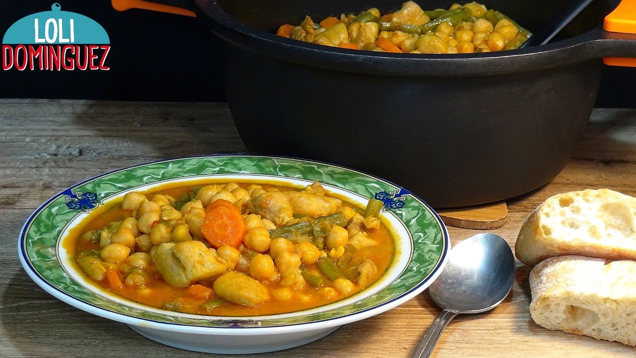 Como hacer cocido de garbanzos en olla express