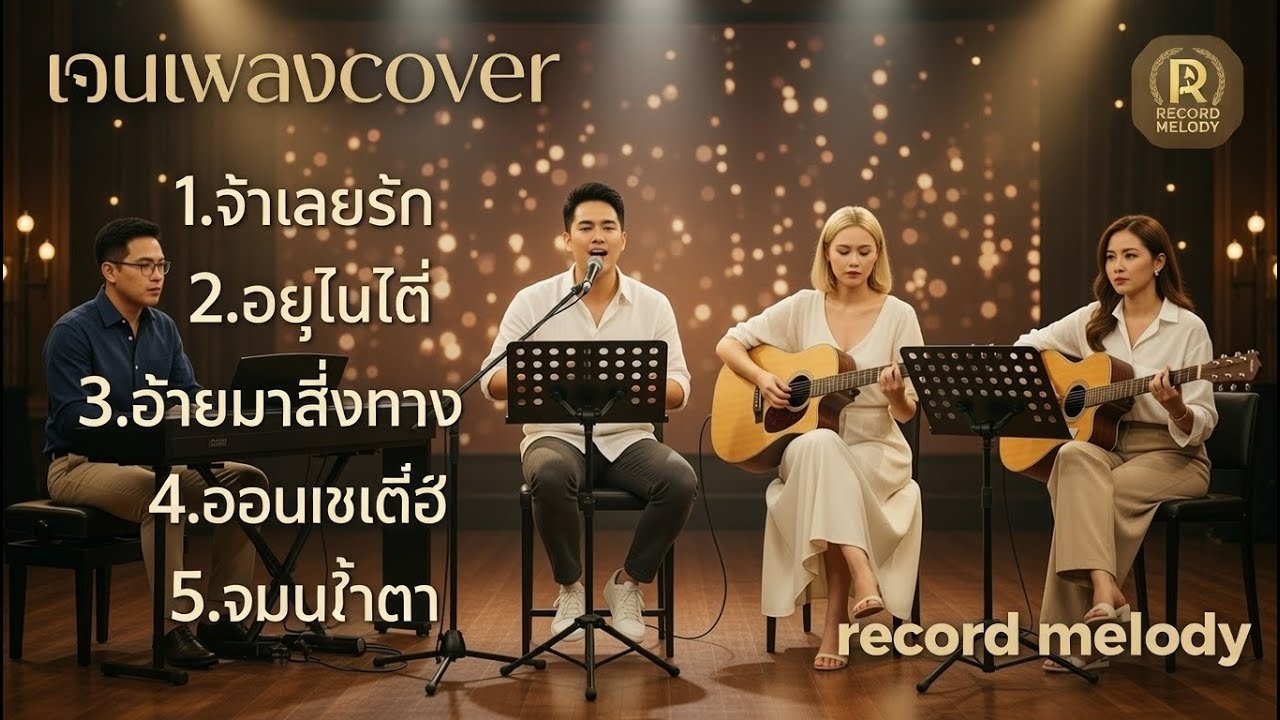 รวมเพลง Cover Acoustic ฟังเพลินไม่มีสะดุด | record melody
