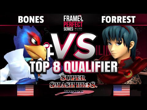 FPS6 Online - Bones (Falco) vs. Forrest (Marth) - Super Smash Bros. Melee Top 8 Qualifier