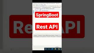 #springboot #api #restapi #mysql #restcontroller #java