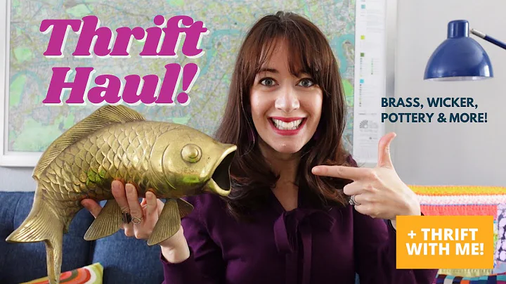 Thrifted Mid Century Home Decor | HUGE HAUL | Thrift With Me