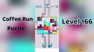 ☕ Coffee Run Puzzle Level 166 Walkthrough 🔍 | Coffee Run Level 166