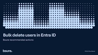 Bulk delete users from Entra ID (Norwegian)