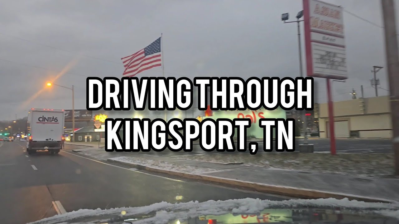 Driving Through Kingsport TN in the Snow | 2026