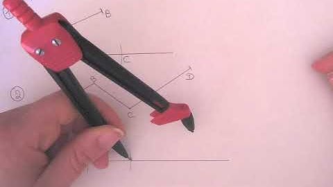 6e : Comment reporter une mesure au compas