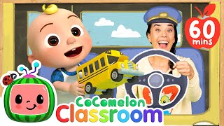 Learning First Words With Wheels On The Bus Cocomelon Clroom For Kids With Ms. Appleberry