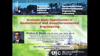 UIC-Graduate Study Opportunities in Geotechnical and Geoenvironmental Engineering