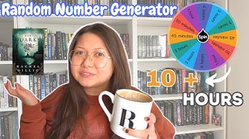 Letting a Number Generator Pick How Long I Read for a Weekend | Reading Vlog