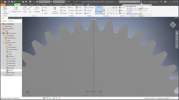 Autodesk Inventor 2018 : 12 : Simple Gears