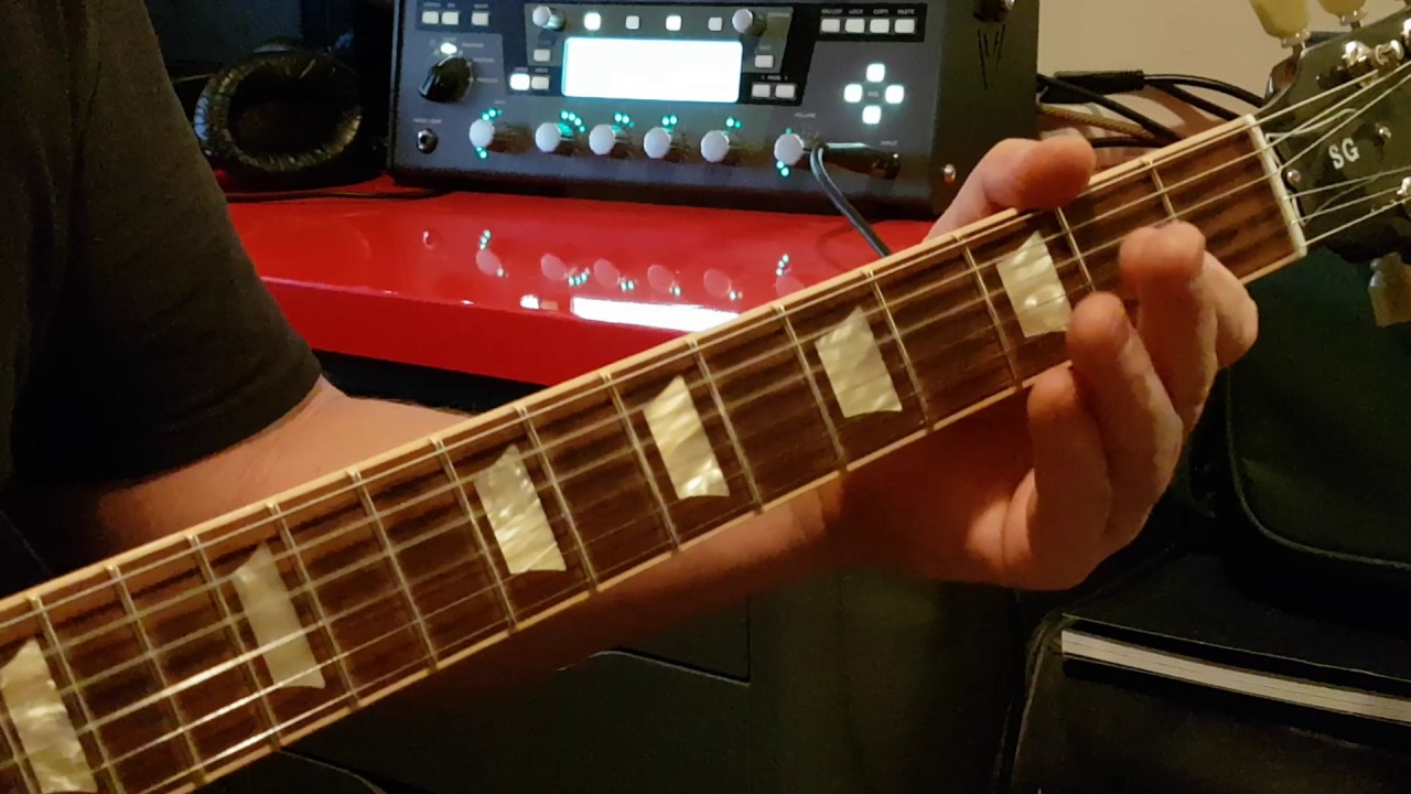 Ac/Dc High Voltage rythm guitar by Forsman - YouTube