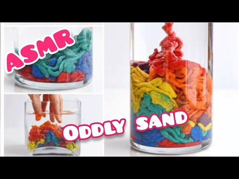 Asmr oddly video *oddly magic sand* #asmr #asmrgirl #oddlyvideo