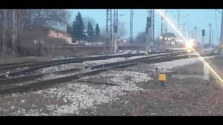 локомотив 80037 на първия си курс за БДЖ. БВ1614,Крумово.