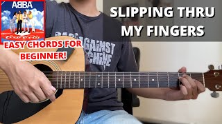 Slipping Through My Fingers (Guitar Tutorial) No Capo! Easy Chords For Beginner!
