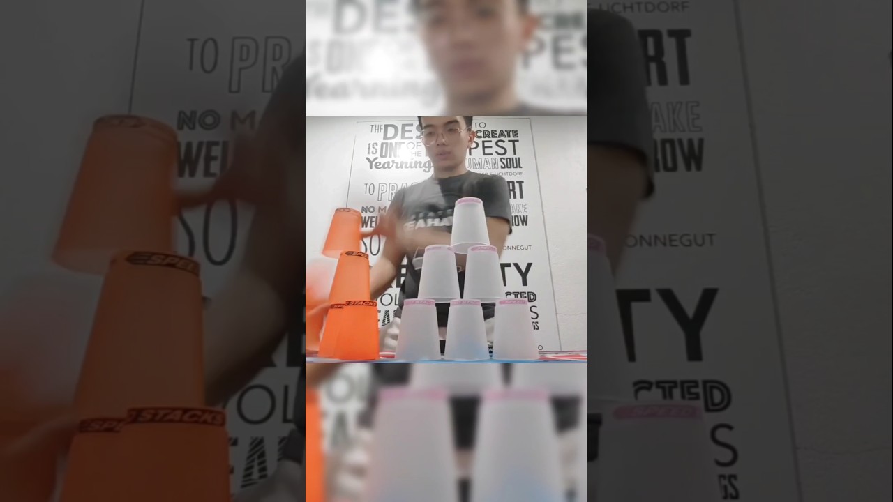 The Incredible Fast Sport Stacking Freestyle 2 Colored Cycle in 6.510 Seconds! 