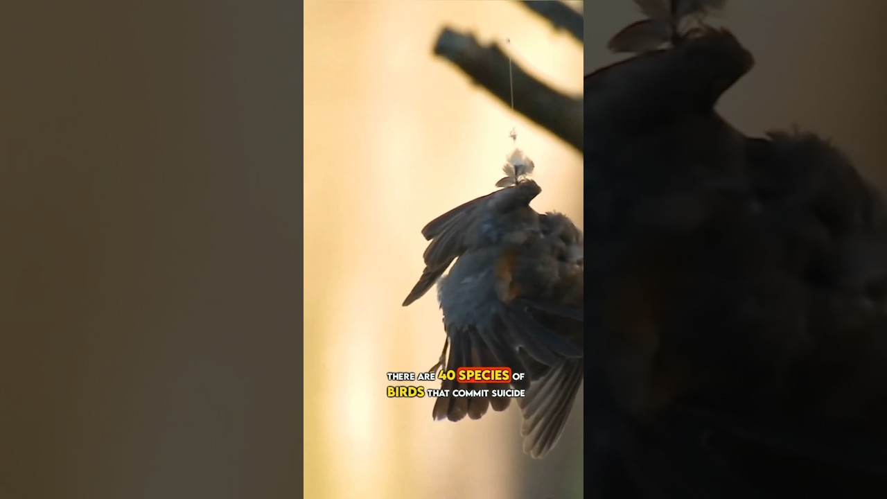Why do birds commit suicide here?