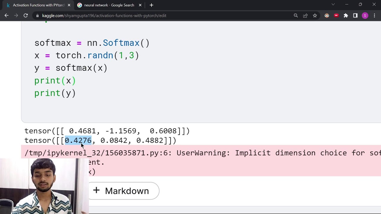 Activation Function with Pytorch