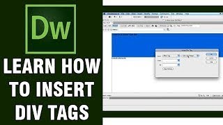 Adobe Dreamweaver Tutorial | Learn How To Insert DIV Tags In Dreamweaver | Digi Teacher
