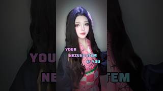 Your item if you [Nezuko version] 🎀✨️ #demonslayer #cosplay #items #shorts #edit #anime #nezuko