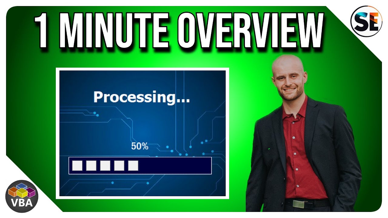 Excel VBA Loading Screens - 1 Minute Overview - YouTube