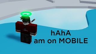 Beating my first tower on MOBILE | Roblox Tower of Hell