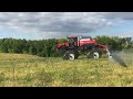 Десикация подсолнуха, нута на самоходном опрыскивателе Kuhn Stronger 4000!