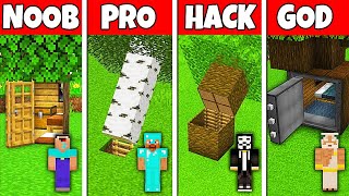 Minecraft Battle: NOOB vs PRO vs HACKER vs GOD! INSIDE TREE HOUSE BUILD CHALLENGE in Minecraft by Rabbit - Minecraft Animations 44,483 views 2 months ago 39 minutes