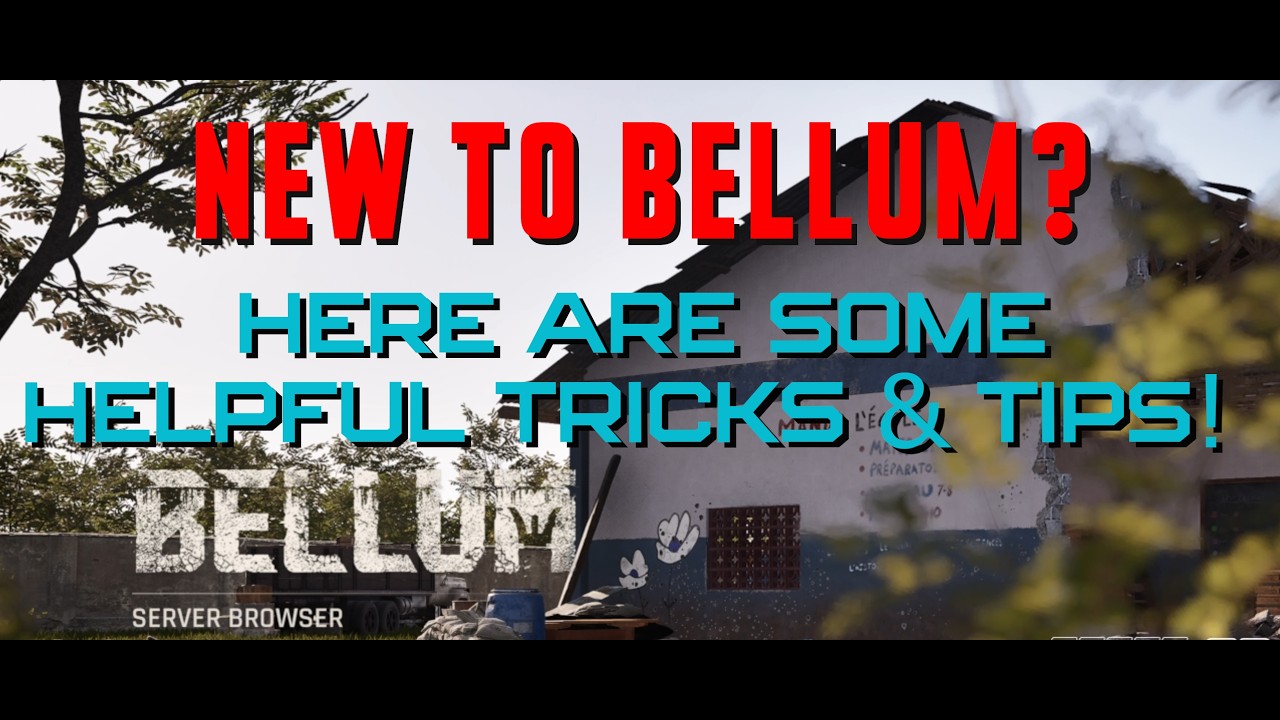 New To Bellum? Here are some helpful tricks and tips! #bellum #tipsandtricks #newplayer #milsim