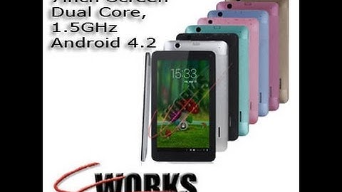 VIA V7, 7" inch Dual Core 1.5GHz WM8880 Cortex-A9 Android 4.2 Dual Camera 1080P, Tablet PC