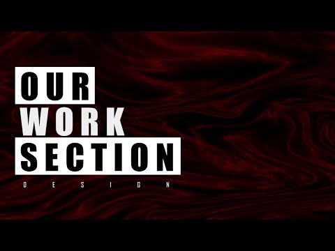 Our Work Section Design | CSS - JQUERY Tutorial