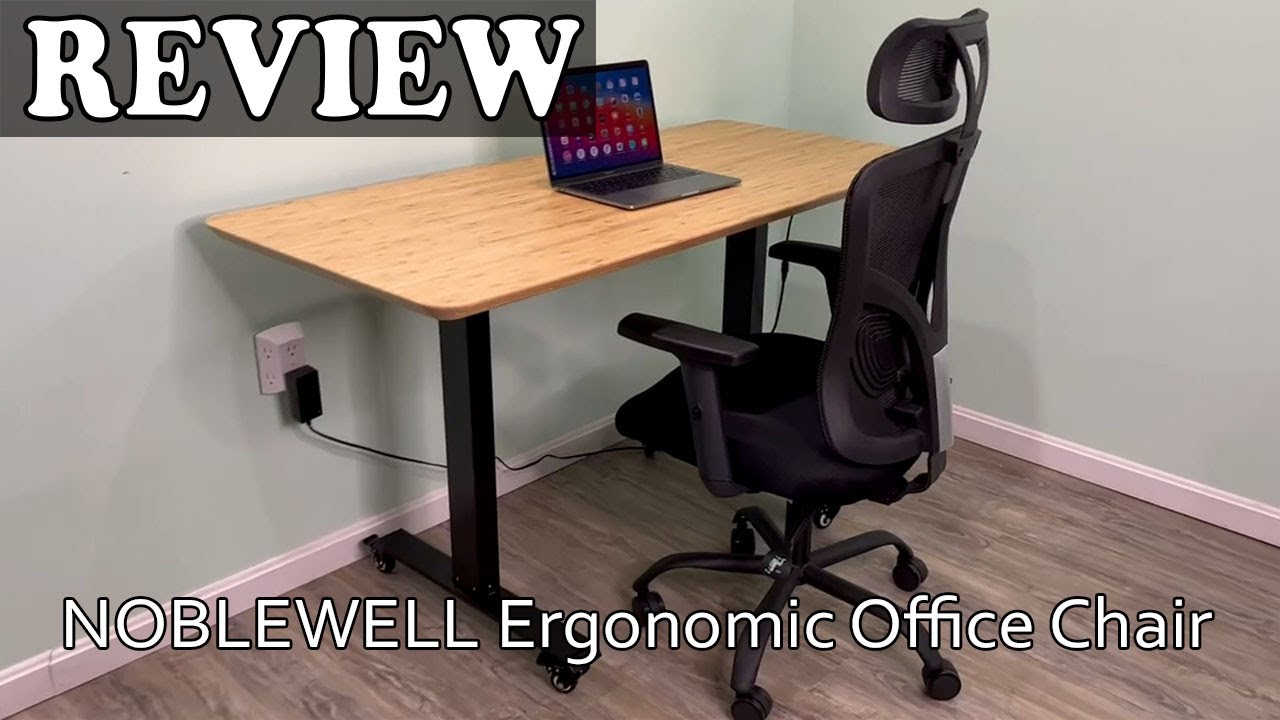 NOBLEWELL Office Chair Ergonomic Office Chair Review YouTube