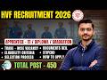 Heavy Vehicles Factory Recruitment 2026 | Eligibility &amp; Salary | HVF Apprentice Notification 2026