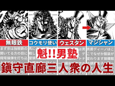 魁!!男塾】鎮守直廊三人衆の壮絶な人生をまとめてみた - YouTube