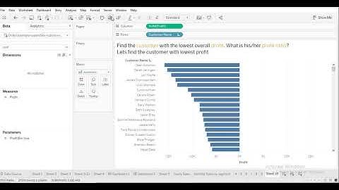 Tableau Desktop QA Sample Question 10
