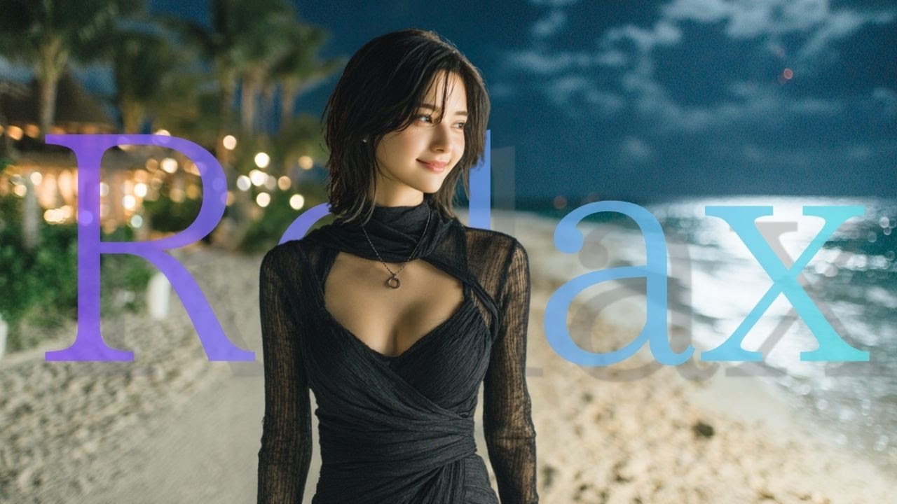 Moonlit Black Dress — Chill Night Music for Slow Emotions