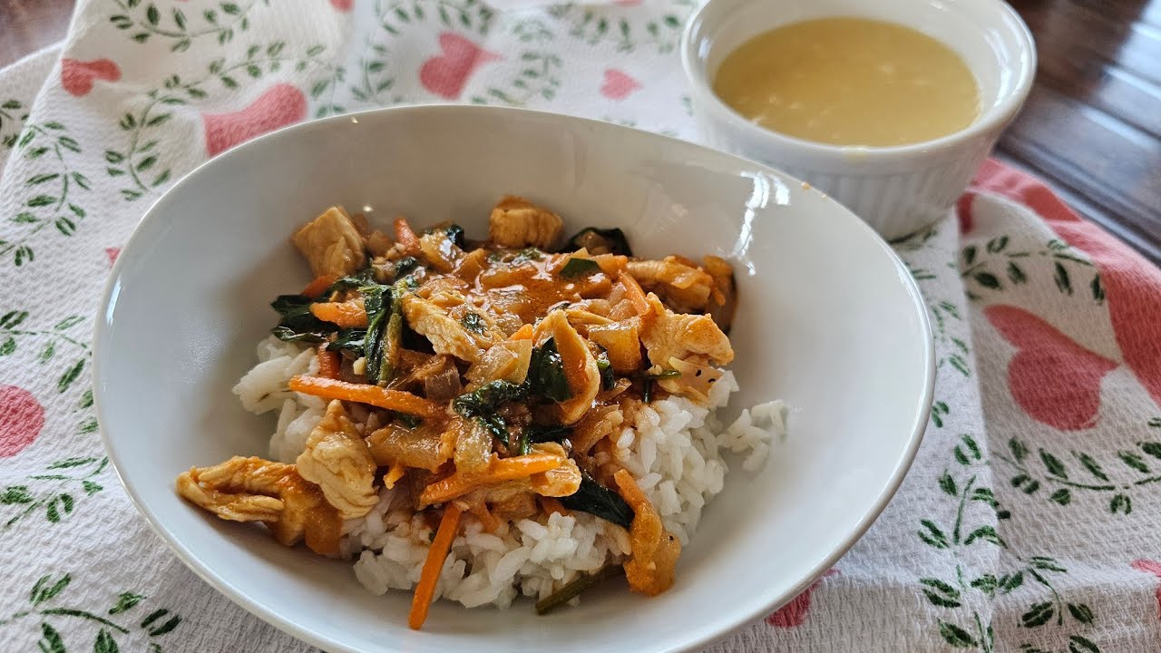 Бразильский кокосовый пудинг и куриное карри с кокосовым молоком!