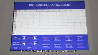 BIOBASE-EL10A  ELISA Reader installation and operation video