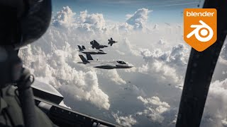 Animating F35 jets in Blender