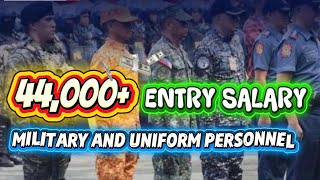 HUGE SALARY INCREASE 2026:UNIFORMED PERSONNEL 