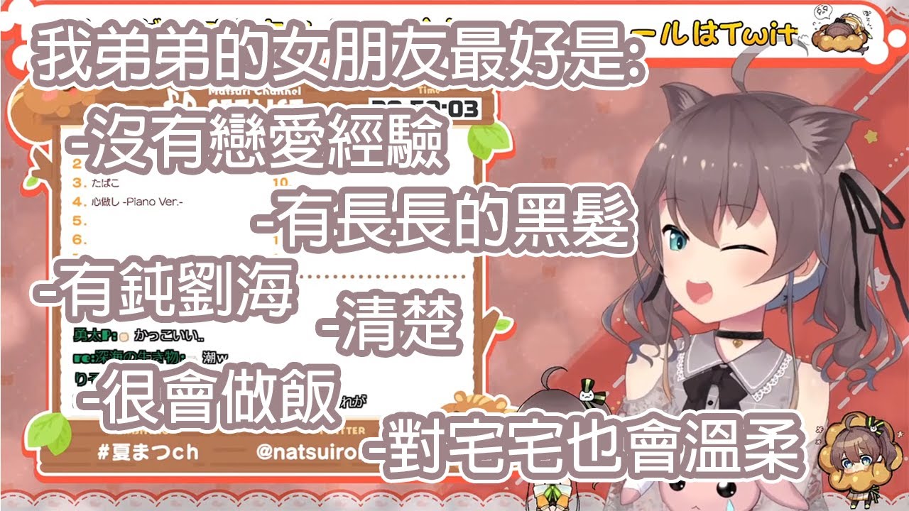 對重度弟控的祭來說弟弟理想的女朋友是美少女遊戲裡的女主角?!【Hololive中文】