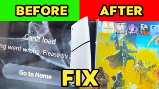 How To Fix PS5 Can't Load/Something Went Wrong (PlayStation Plus/Store Broken Icons)