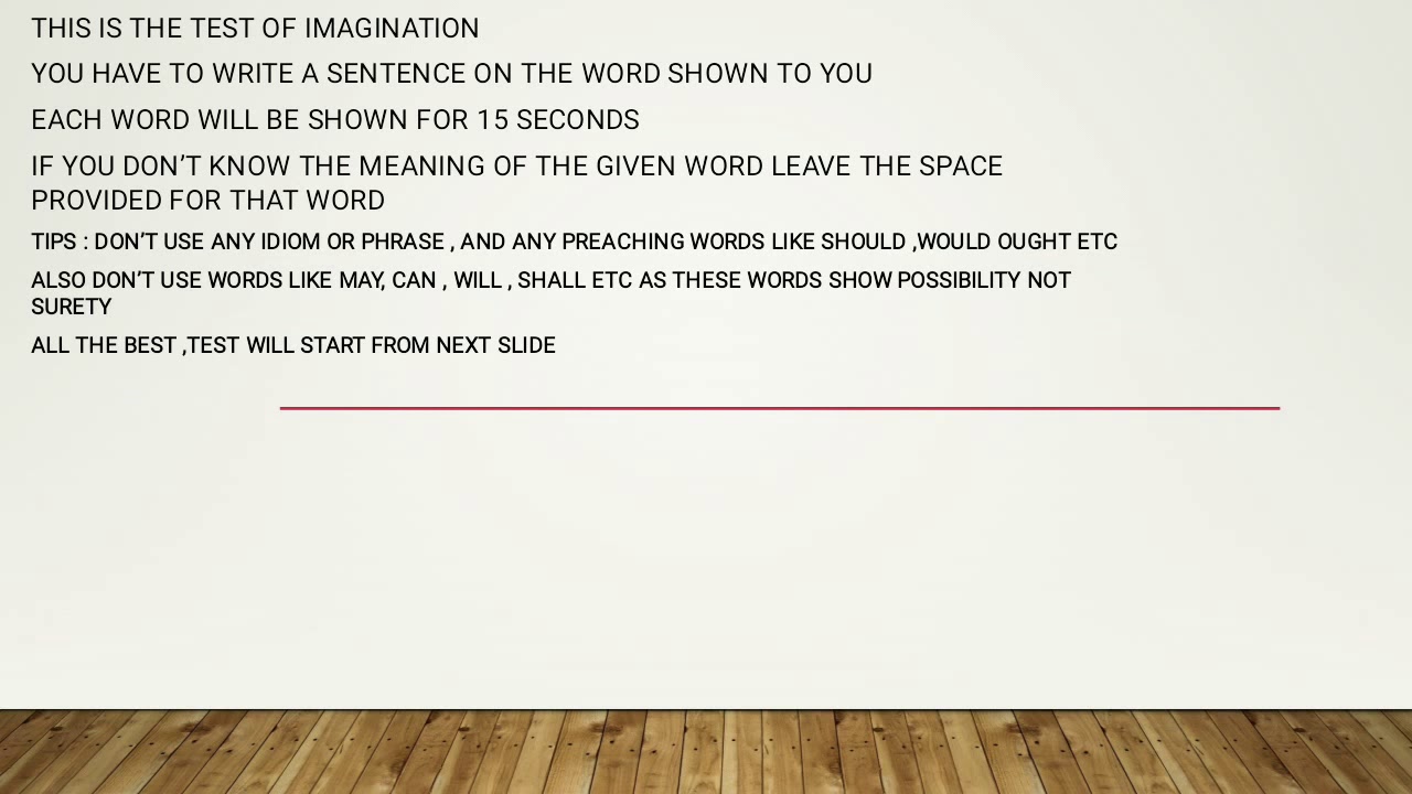 WORD ASSOCIATION TEST - YouTube
