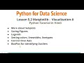Data Visualization with Matplotlib | Python with Matplotlib Online | Python Plot | Learn Plotly