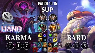 VG Hang Karma vs Bard Sup - KR Patch 10.15