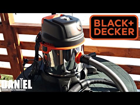 Black + Decker BXVC20XE Aspirator umed / uscat, 1400W si 20L