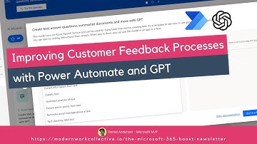 How Power Automate and GPT can improve the customer experience