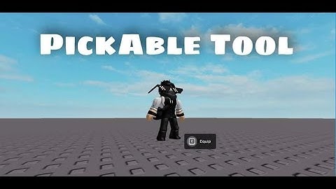 How to make Click to Pickup Tool in Roblox studio [Model in Des]