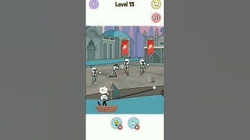 stickman Thief Heist puzzle game level 15 #shorts
