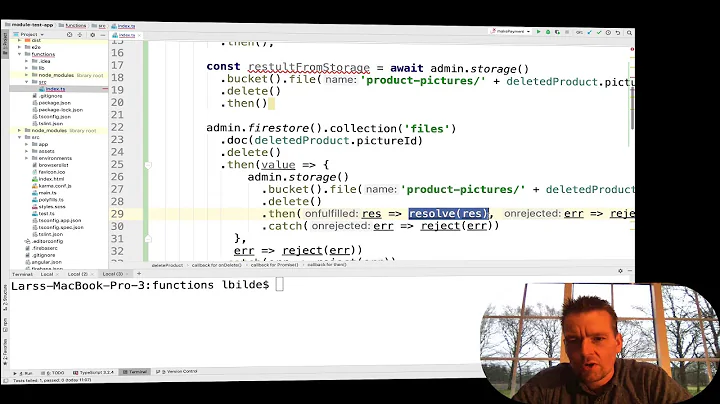 Advanced Web Apps 2019   Firebase Functions | S2P15 | Async Await to make code more readable